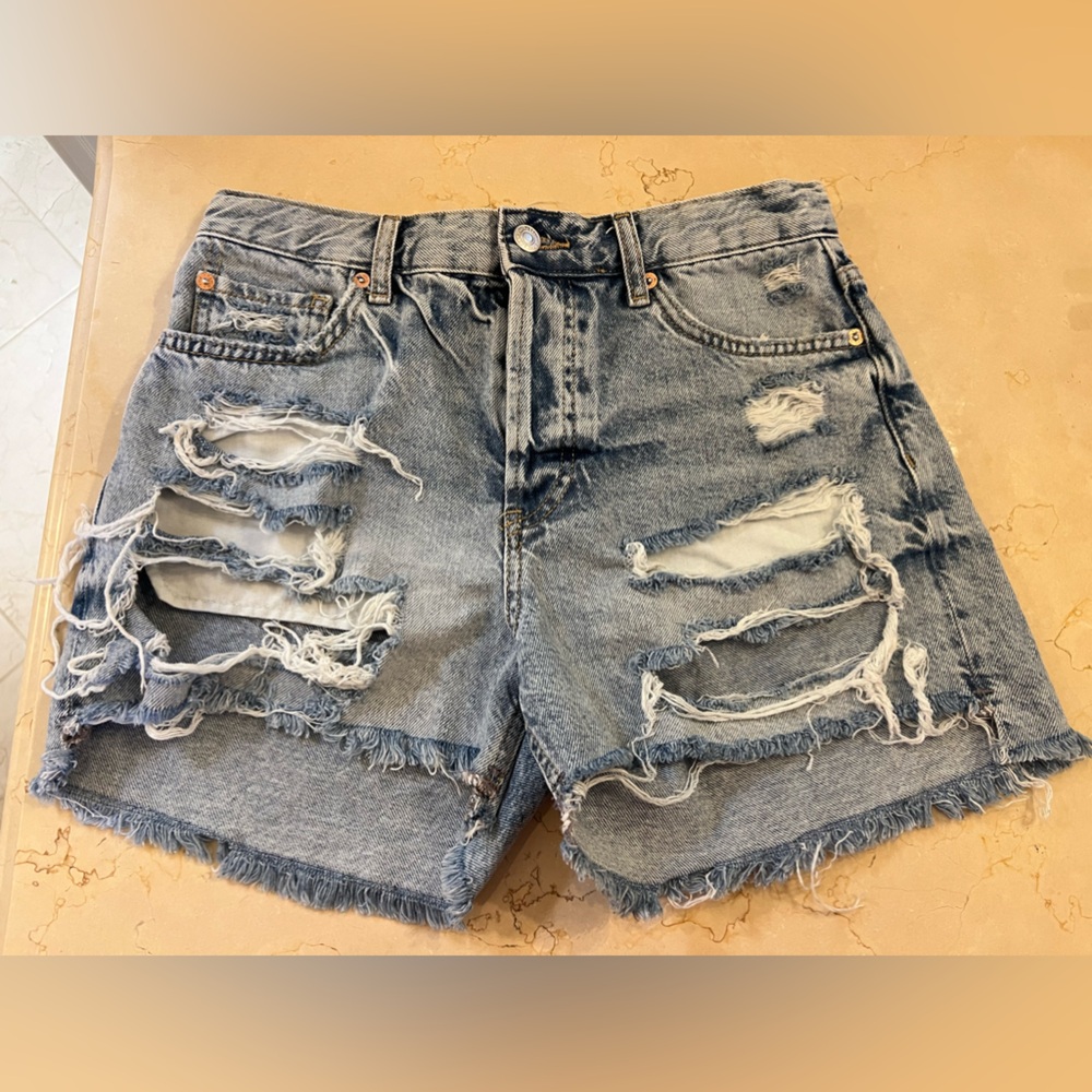 Free People Jean Shorts